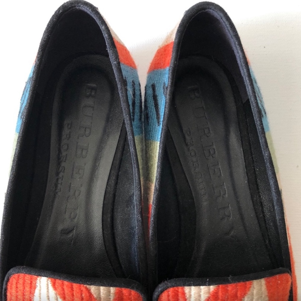 Burberry Multicolor Aztec Loafers - Picture 6 of 9